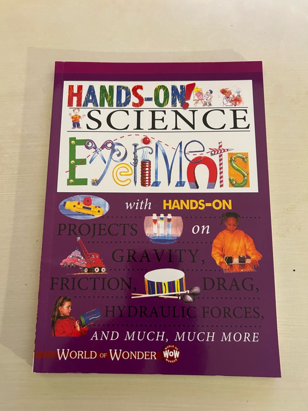 Hands-On Science Experiments Book